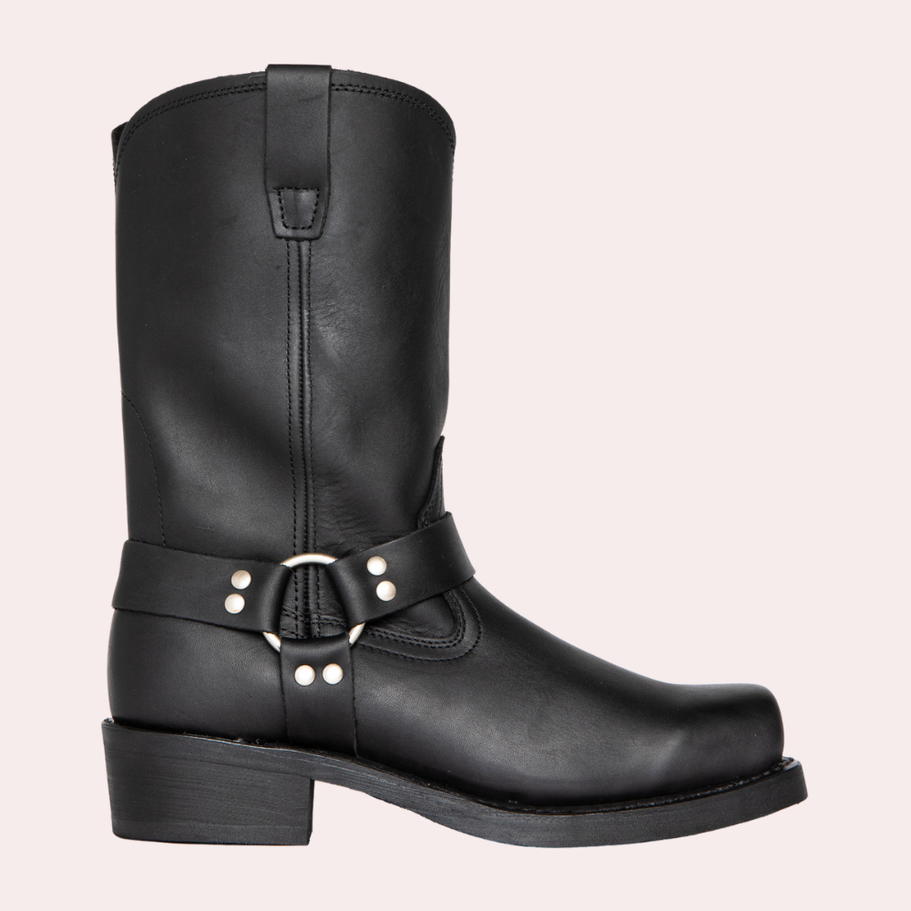 Herr Cowboystövlar Stilren PU-Läder 5