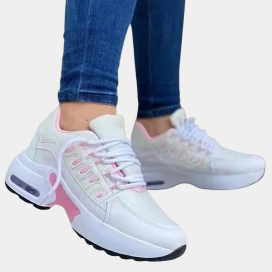 Kvinnors Eleganta Skor Lyxigt LĂ€der och Textil 1