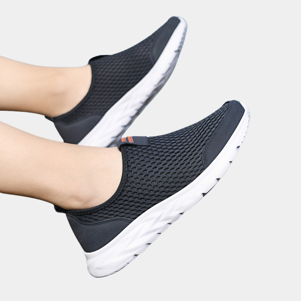 Kvinnors Sneakers Lätta Andningsbara Sportiga Tyger-2