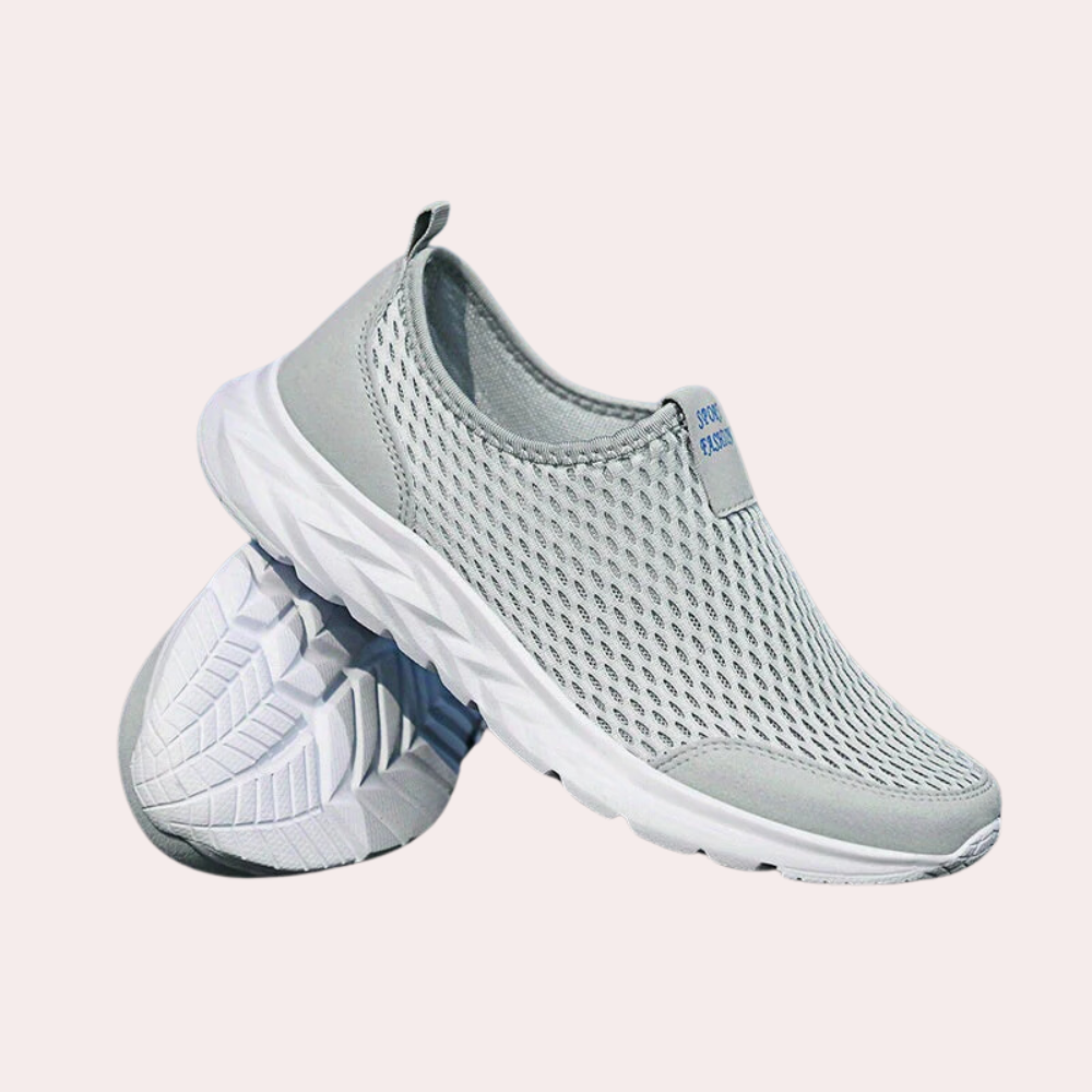 Kvinnors Sneakers Lätta Andningsbara Sportiga Tyger-4
