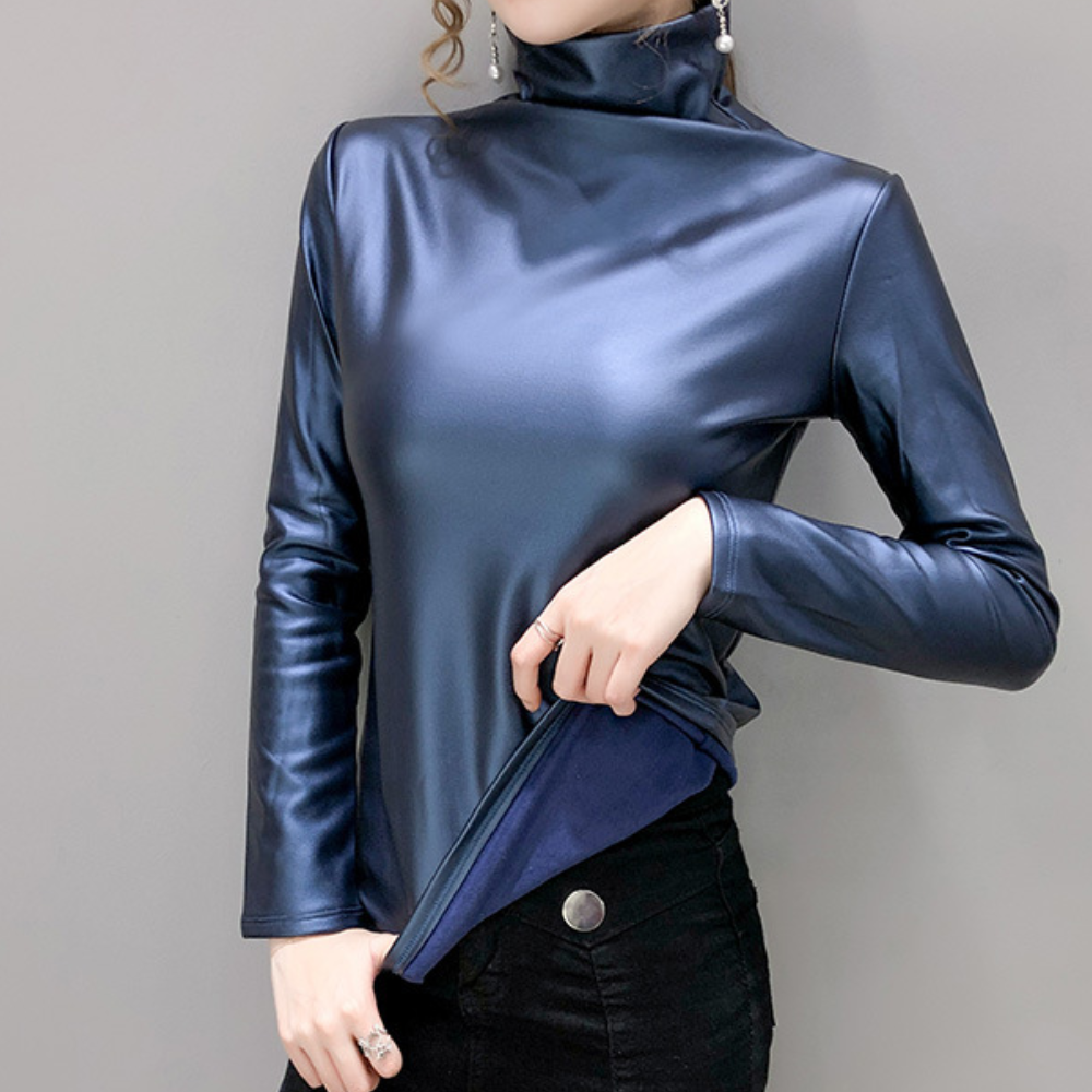 Variant image for Kvinna Långärmad Skjorta Trendig Bomull-6