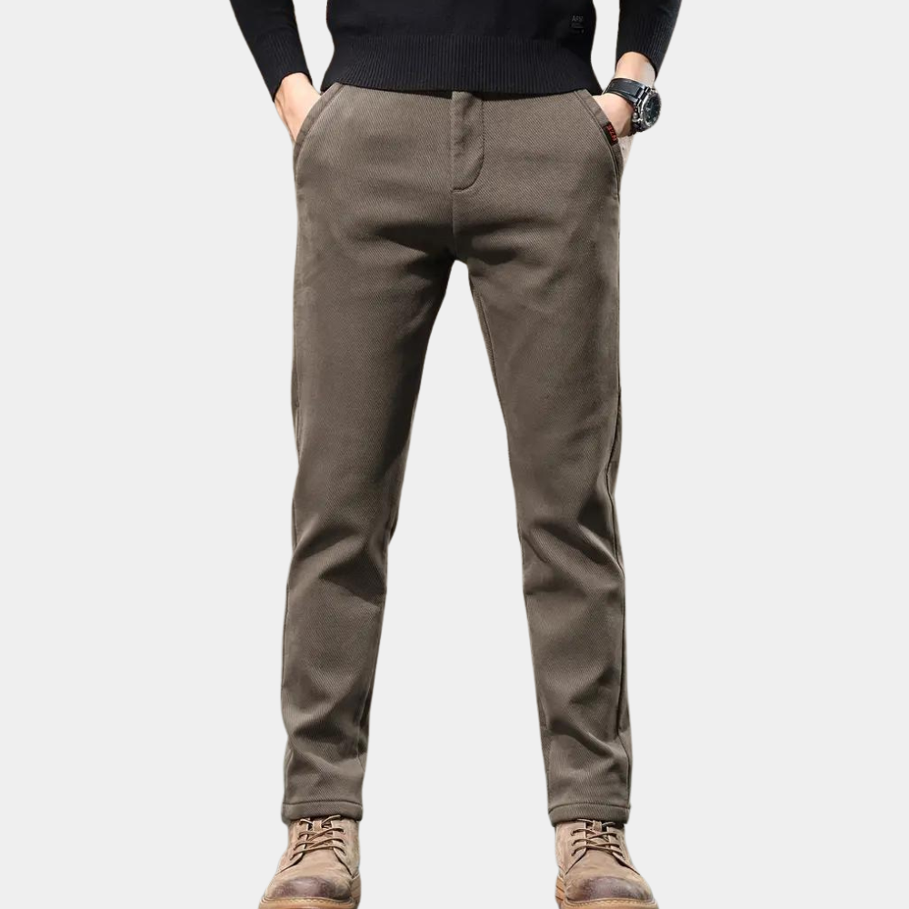 Variant image for Herrbyxor Slim Fit Högkvalitativ Polyester och Bomull-1