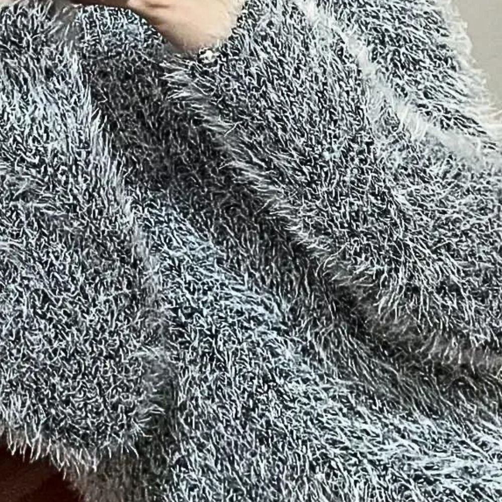 Dam Plyschtröja med Besättningshals för Vinterkomfort-5