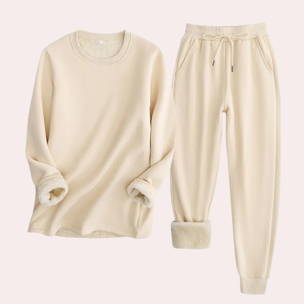 Variant image for Kvinnors Lounge Set Fleece Tröja och Joggingbyxor Mjuk Komfort-1