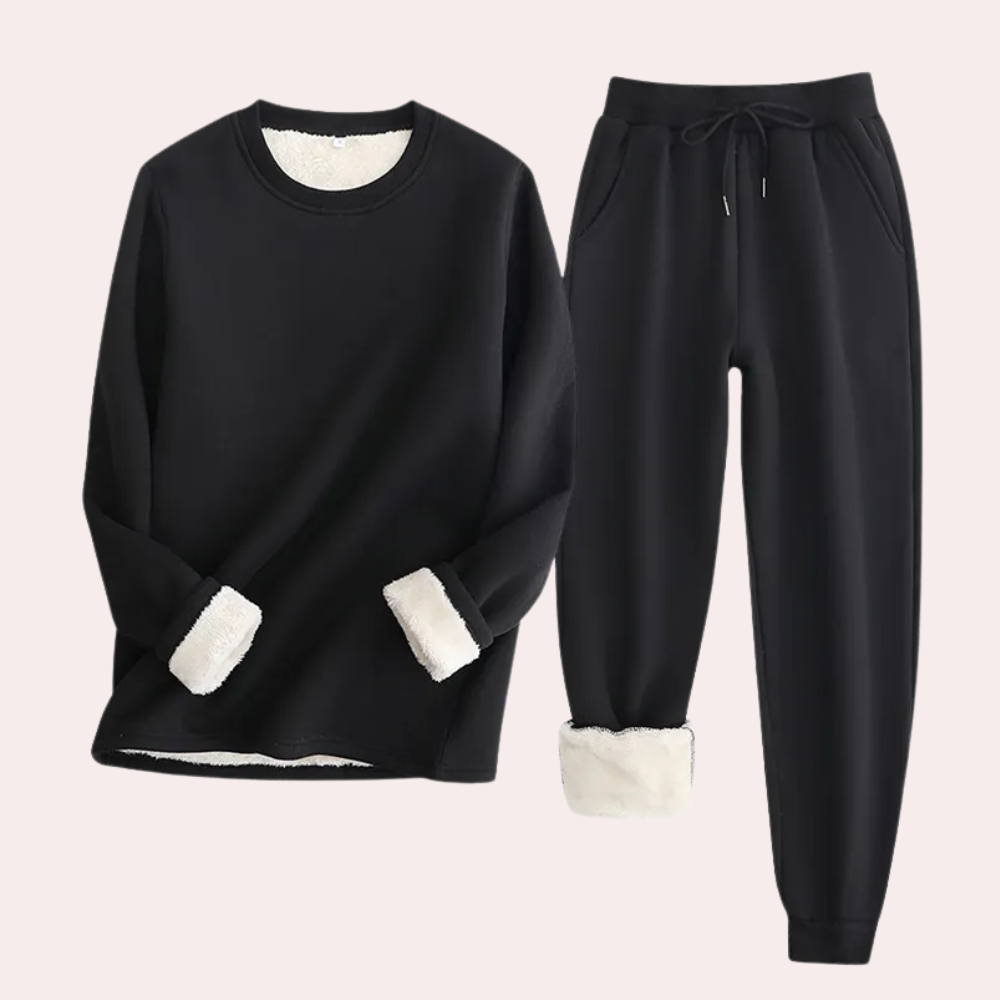 Variant image for Kvinnors Lounge Set Fleece Tröja och Joggingbyxor Mjuk Komfort-6