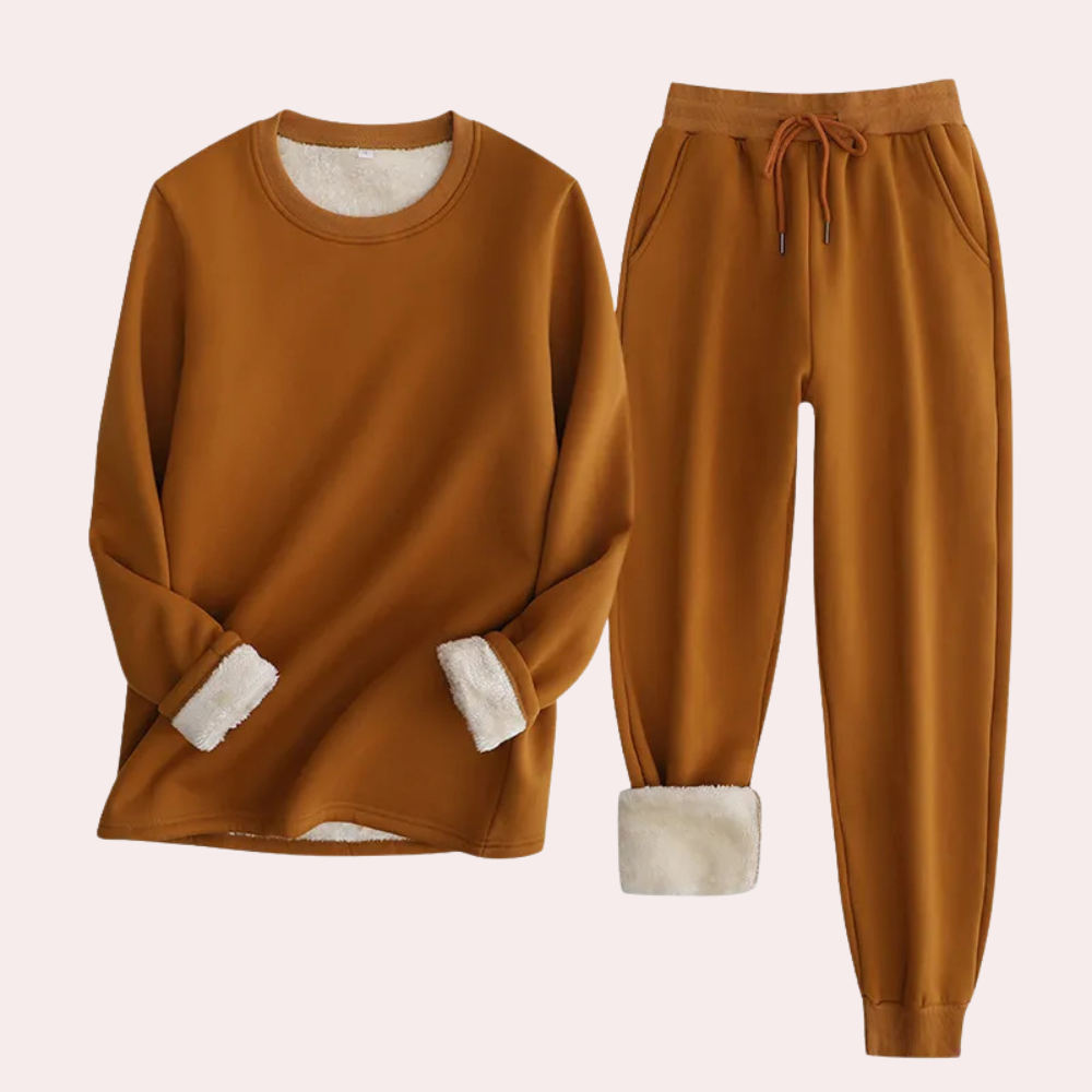 Variant image for Kvinnors Lounge Set Fleece Tröja och Joggingbyxor Mjuk Komfort-11