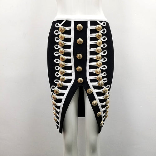 Damklänning Bodycon Hög Midja Enfärgad Nylon Polyester Spandex-1