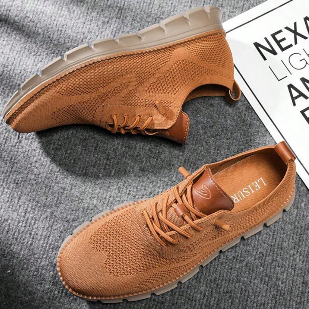 Herr Sneakers Lätta Stickade Gummi-5
