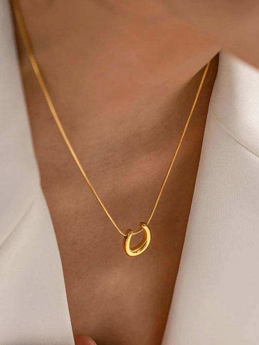 Dam Halsband HĂ€stsko Guld Elegant Smycke-1