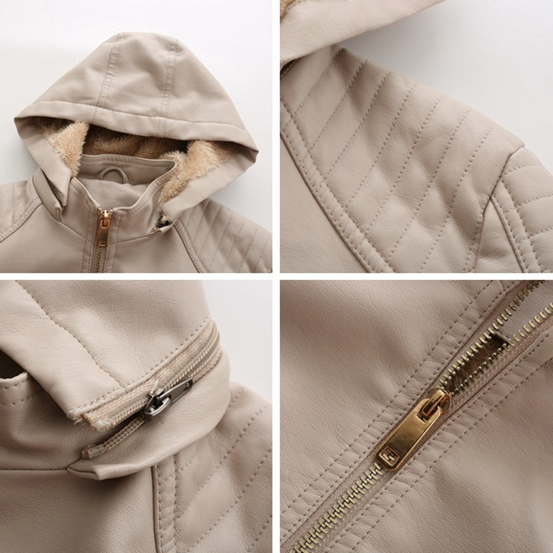 Vinterjacka Dam Elegant Design Polyester Lång Vinterjacka 6