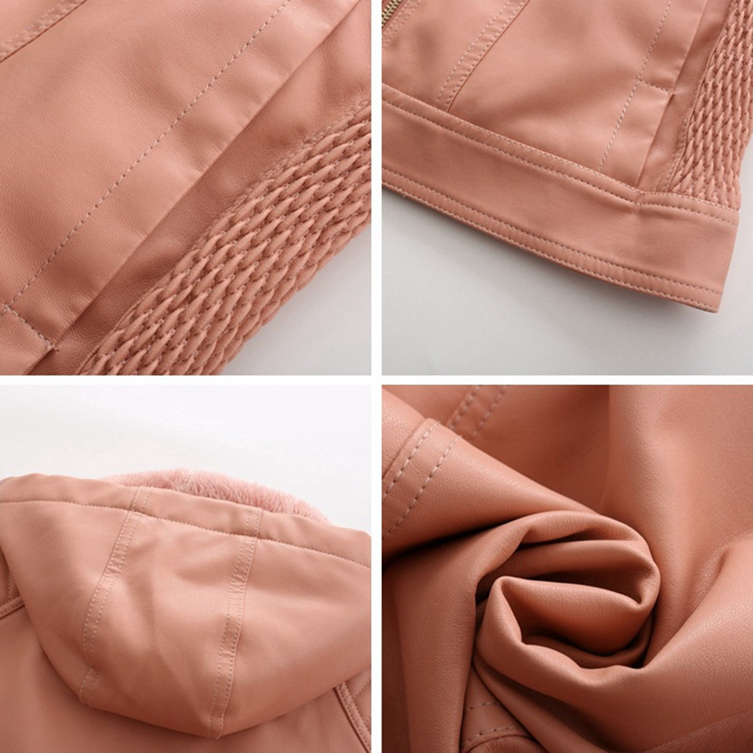 Vinterjacka Dam Elegant Design Polyester Lång Vinterjacka 3