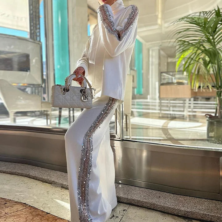 Dam Turtleneck Set Glamorous Sequin Polyester-3