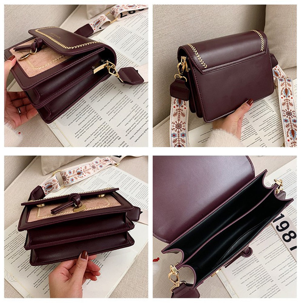 Kvinnor Mini Slingväska Mjuk Polyester-4