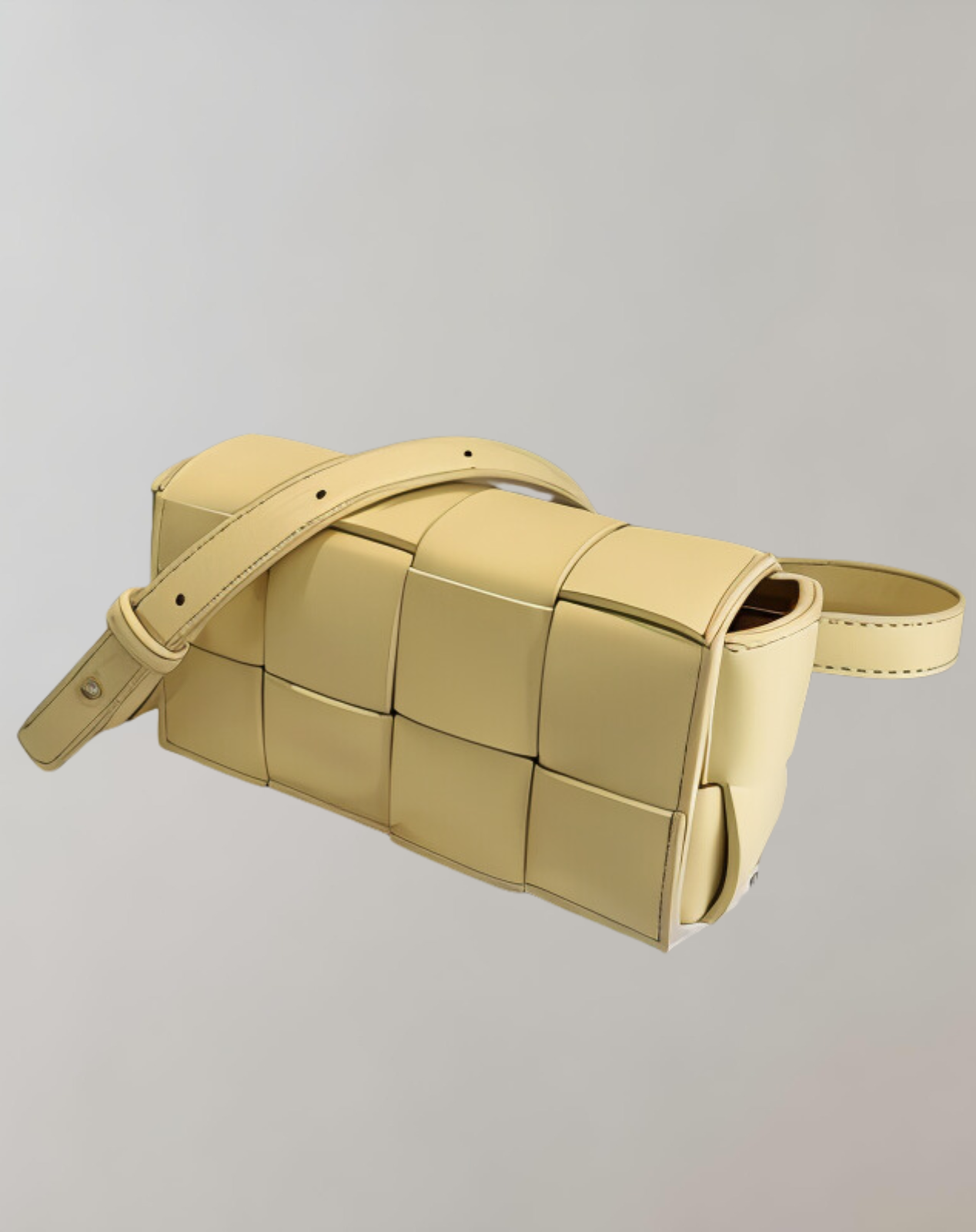 Variant image for Dam Axelväska Flätad Veganskt Läder Med Justerbar Rem-7