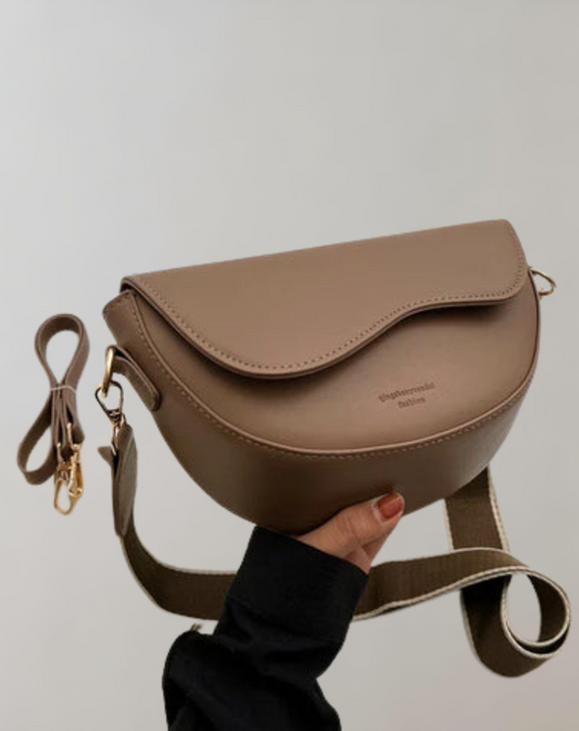 Dam Väska Crossbody Minimalistisk Vegansk Läder 1
