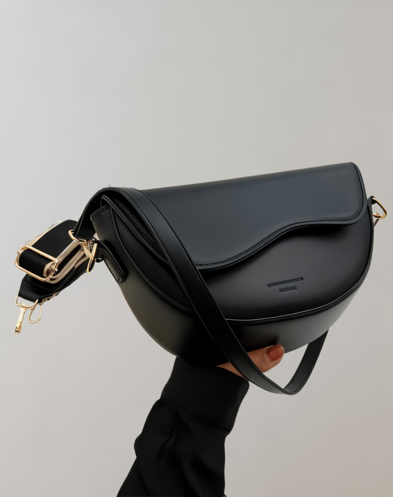Dam Väska Crossbody Minimalistisk Vegansk Läder 8