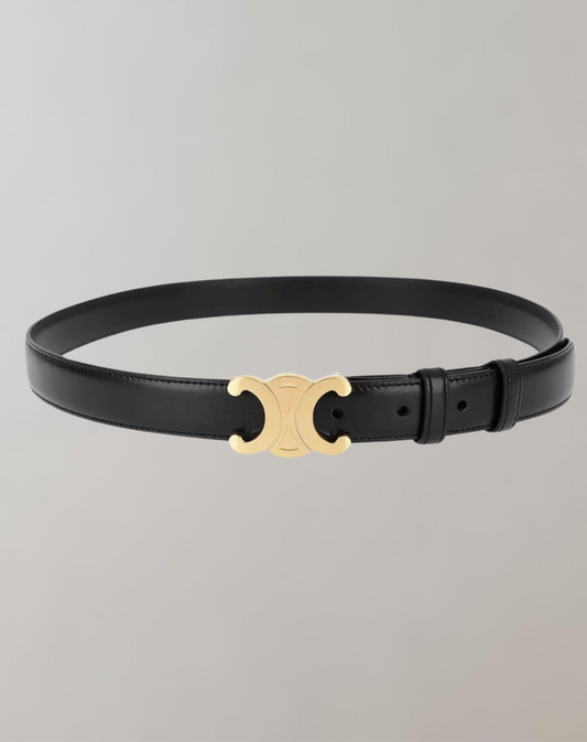 Dam Bälte Veganskt Läder Enkel Elegans Justerbar Design-1