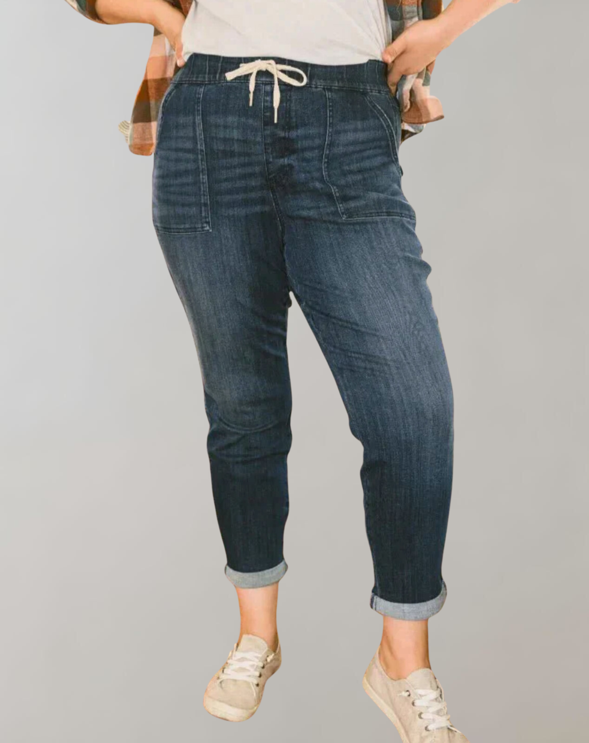 Variant image for Dam Jeans Stretch Elastisk Denim Jogger-15