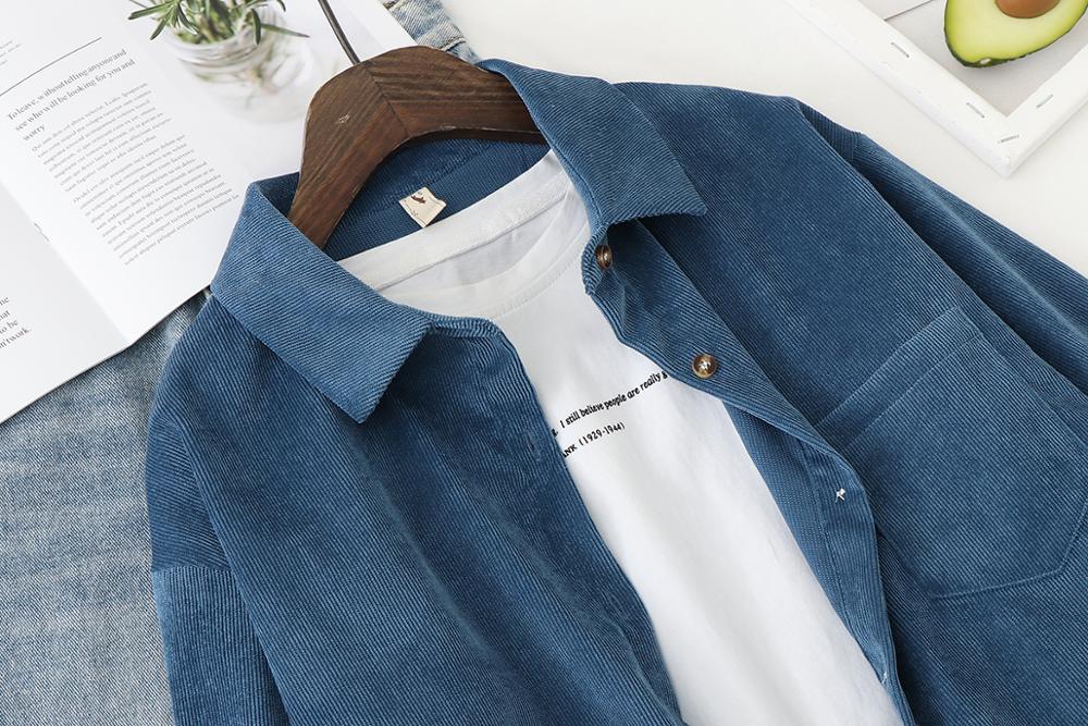 Herrskjorta med Täckbar Krage i Polyester och Bomull – Avslappnad och Stilren Design, Normal Passform 3