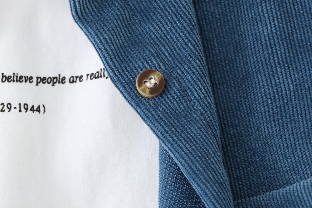 Herrskjorta med Täckbar Krage i Polyester och Bomull – Avslappnad och Stilren Design, Normal Passform 5