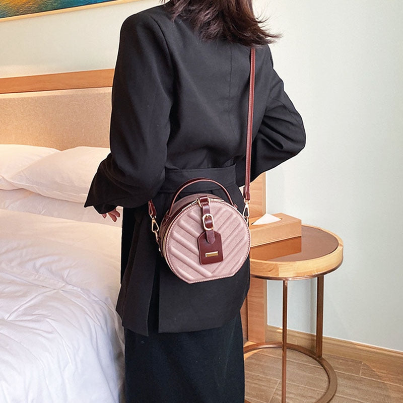 Dam Axelväska Glittrande PU med Justerbart Axelband-5