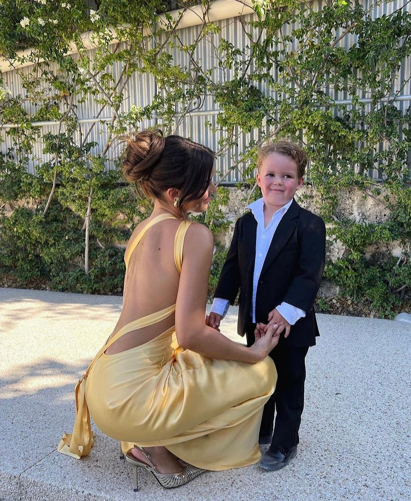 Kvinnors Axelklänning Snörning Andningsbart Material-6