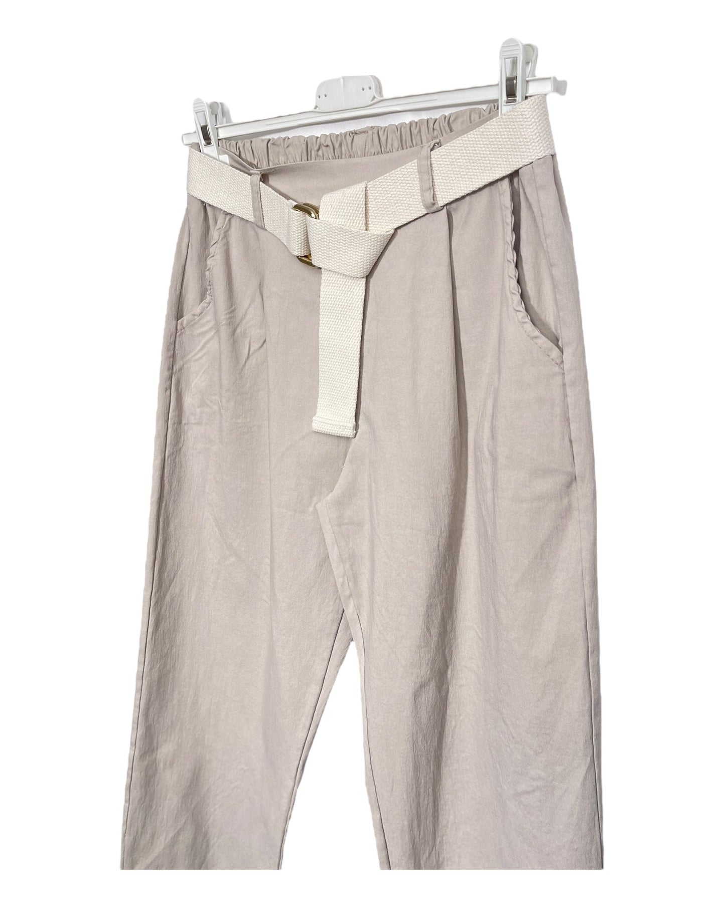 Dam Byxor Med Resår I Midjan Snygga Stretchiga Material-3