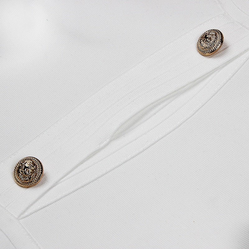 Kvinna Miniklänning Turtleneck Långa Ärmar Polyester Elegant-5