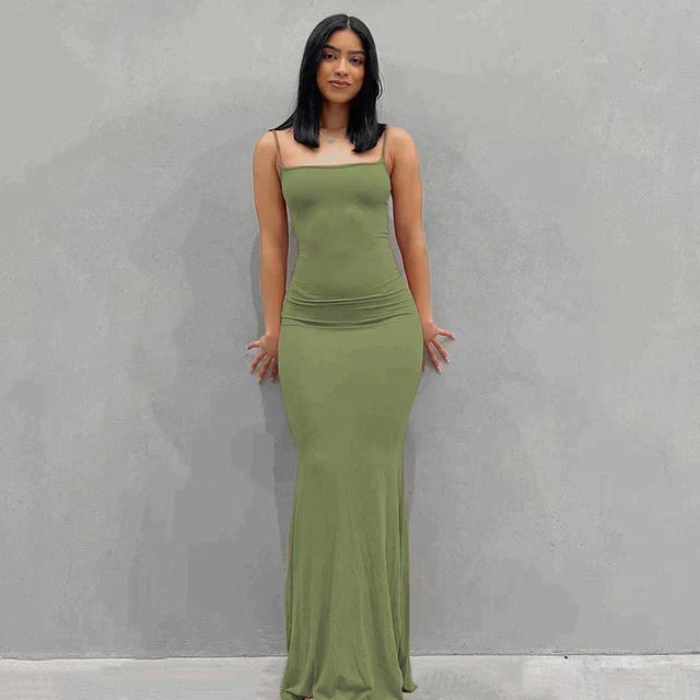 Variant image for Maxiklänning Dam Elegant Polyester Lång Klänning-16