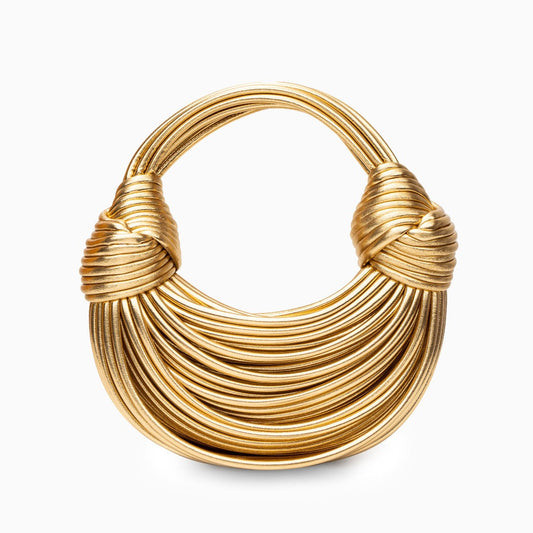 Dam Handväska Knutväska Veganskt Läder Elegant Design-1