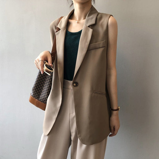 Dam Blazer Ărmellös Modern Polyester 0