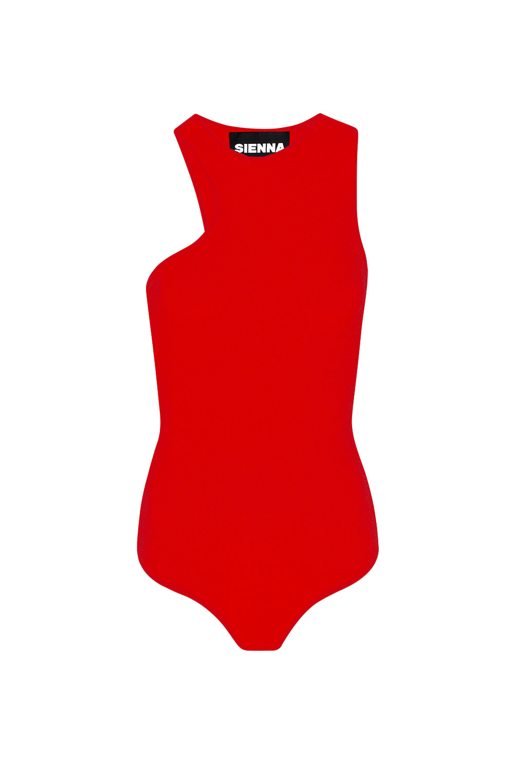 Dam Bodysuit Asymmetrisk Snitt 100% Bomull 4