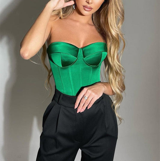 Dam Festtoppar Monokrom Polyester Bakfri Kort 0