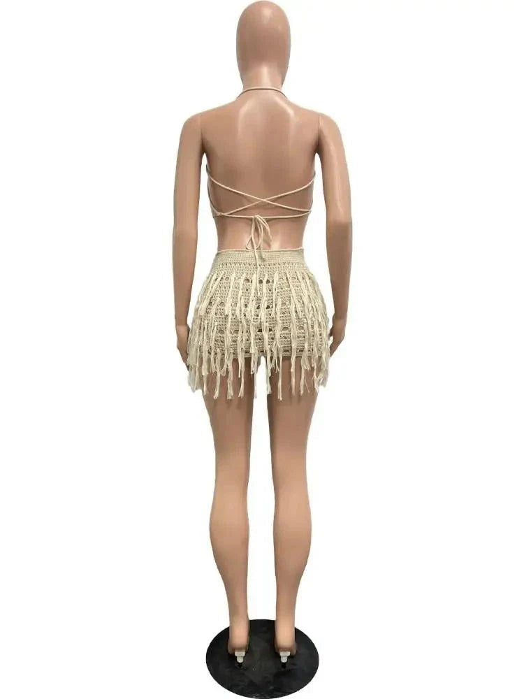 Dam Kjoluppsättning Ärmlös Bandagekrage Polyester Spandex 3