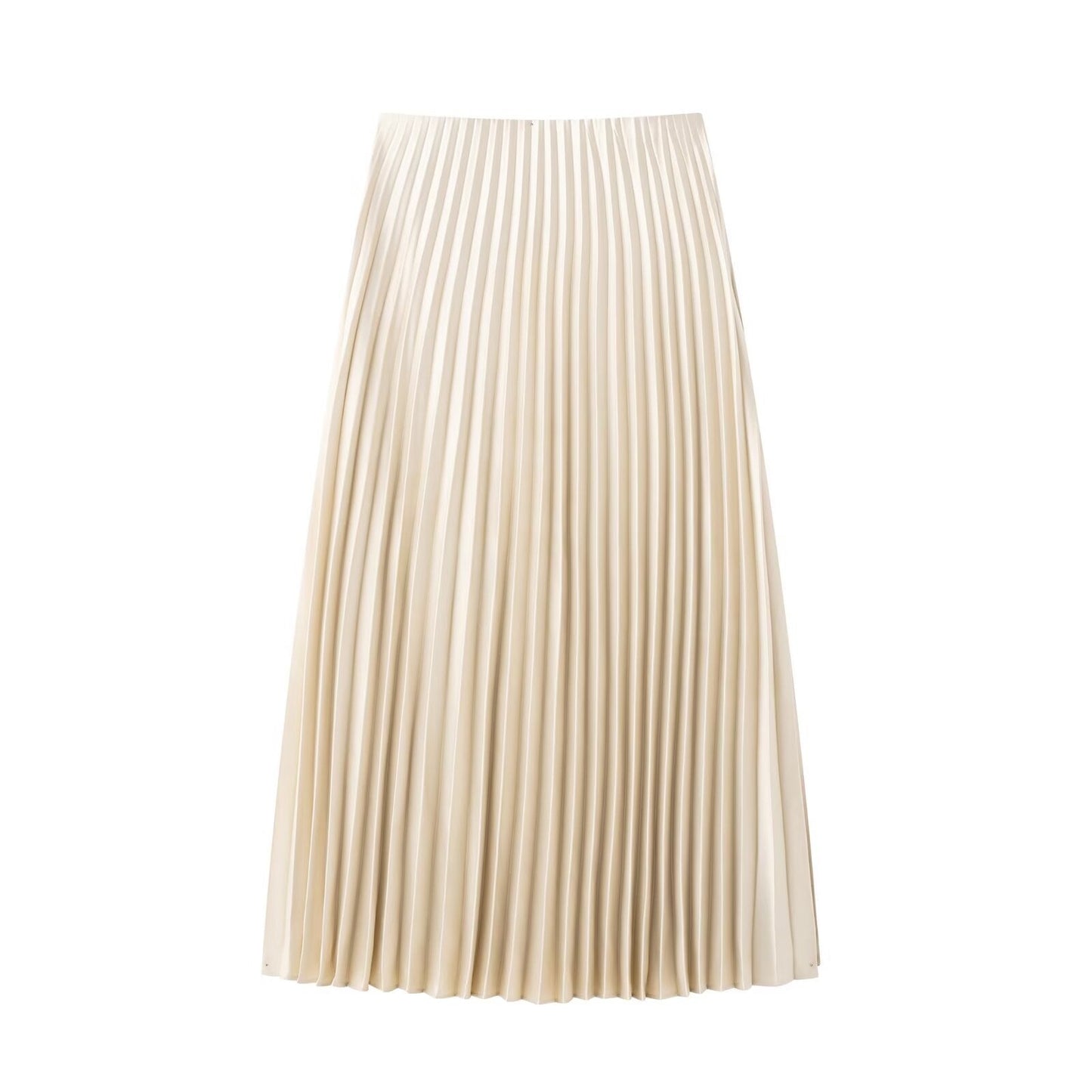 Dam Midi Kjol Vikande Polyester 0