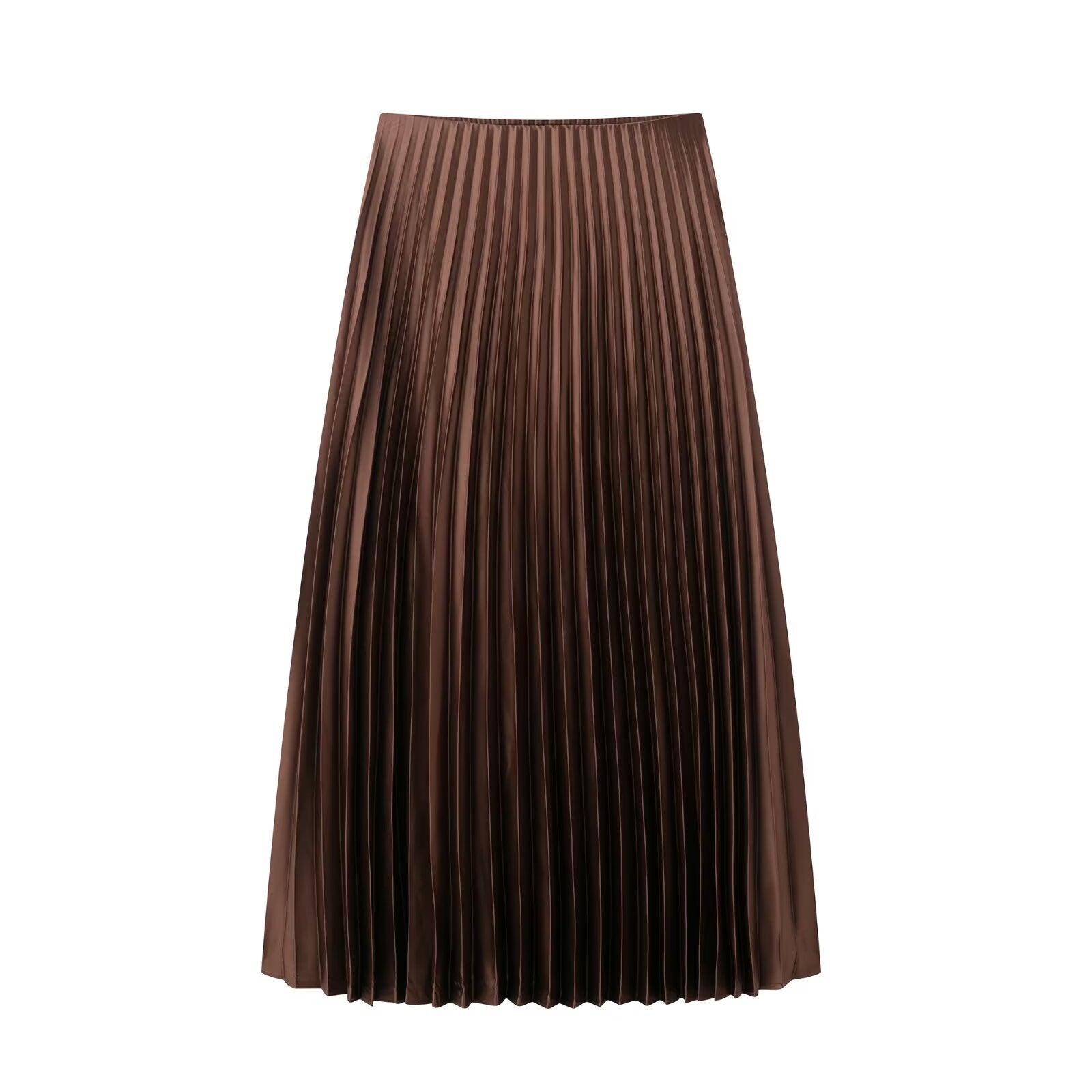 Dam Midi Kjol Vikande Polyester 2
