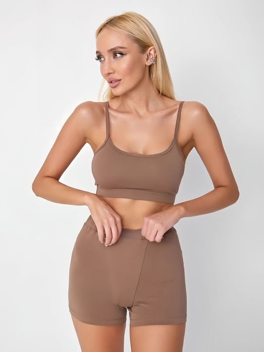Dam Pyjamas Set Ärmlös Capri Polyester 0