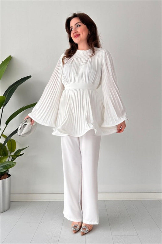 Dam Set med Spets Långa Ärmar Polyester 0