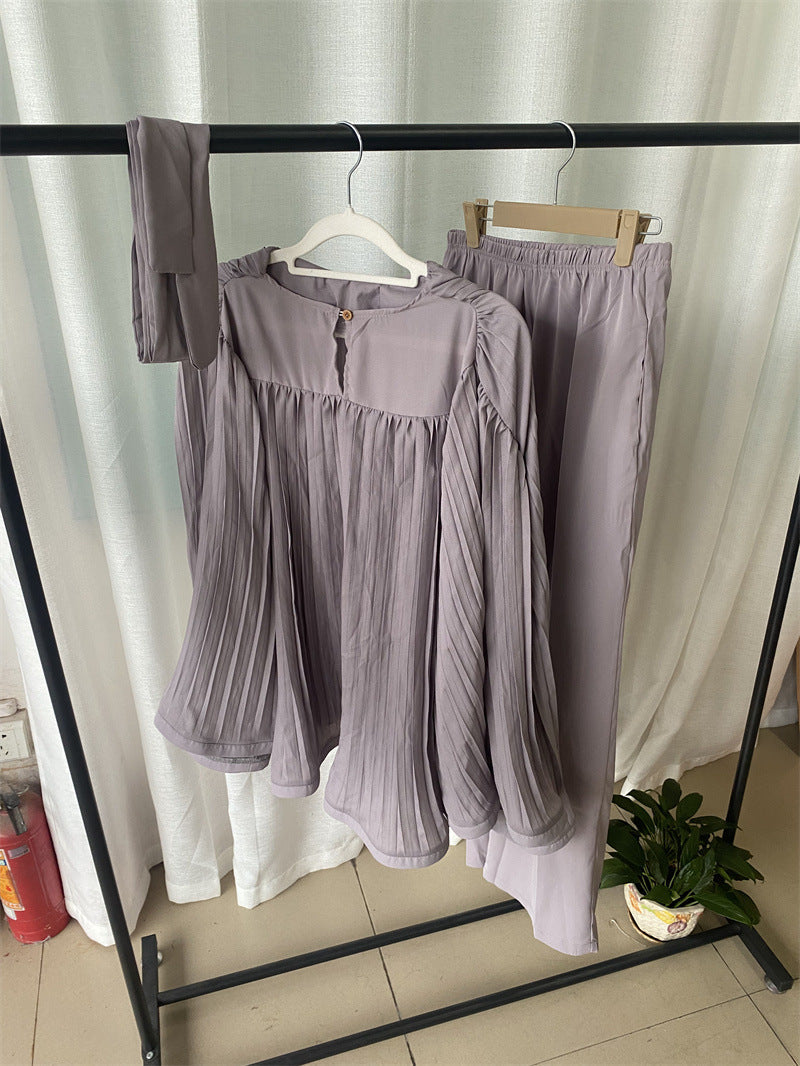 Dam Set med Spets Långa Ärmar Polyester 10