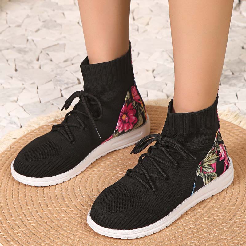Dam Sneakers Mesh Avslappnad Stil Lätt Komfort 1