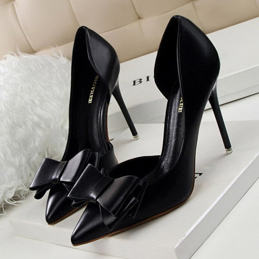 Dam Stiletto Skor Slingdekorationer PU Hög Klack 0