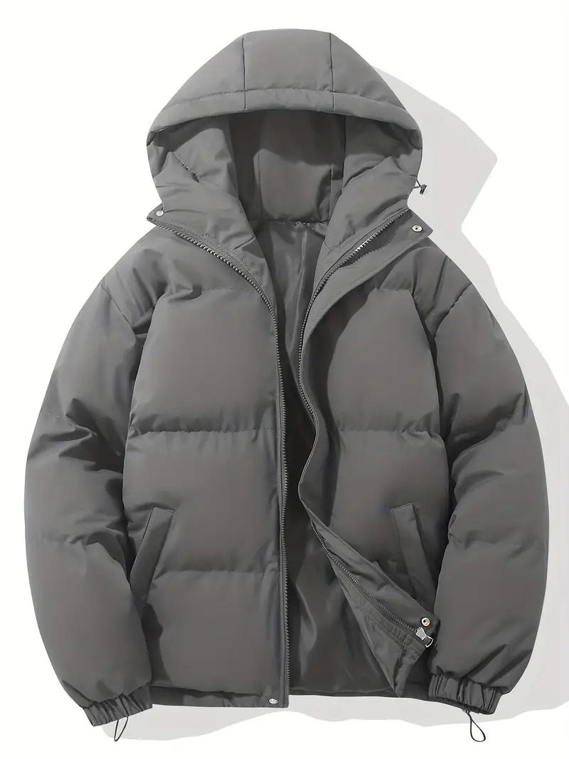 Dam Vinterjacka Buffertstil Quiltad Polyester 6