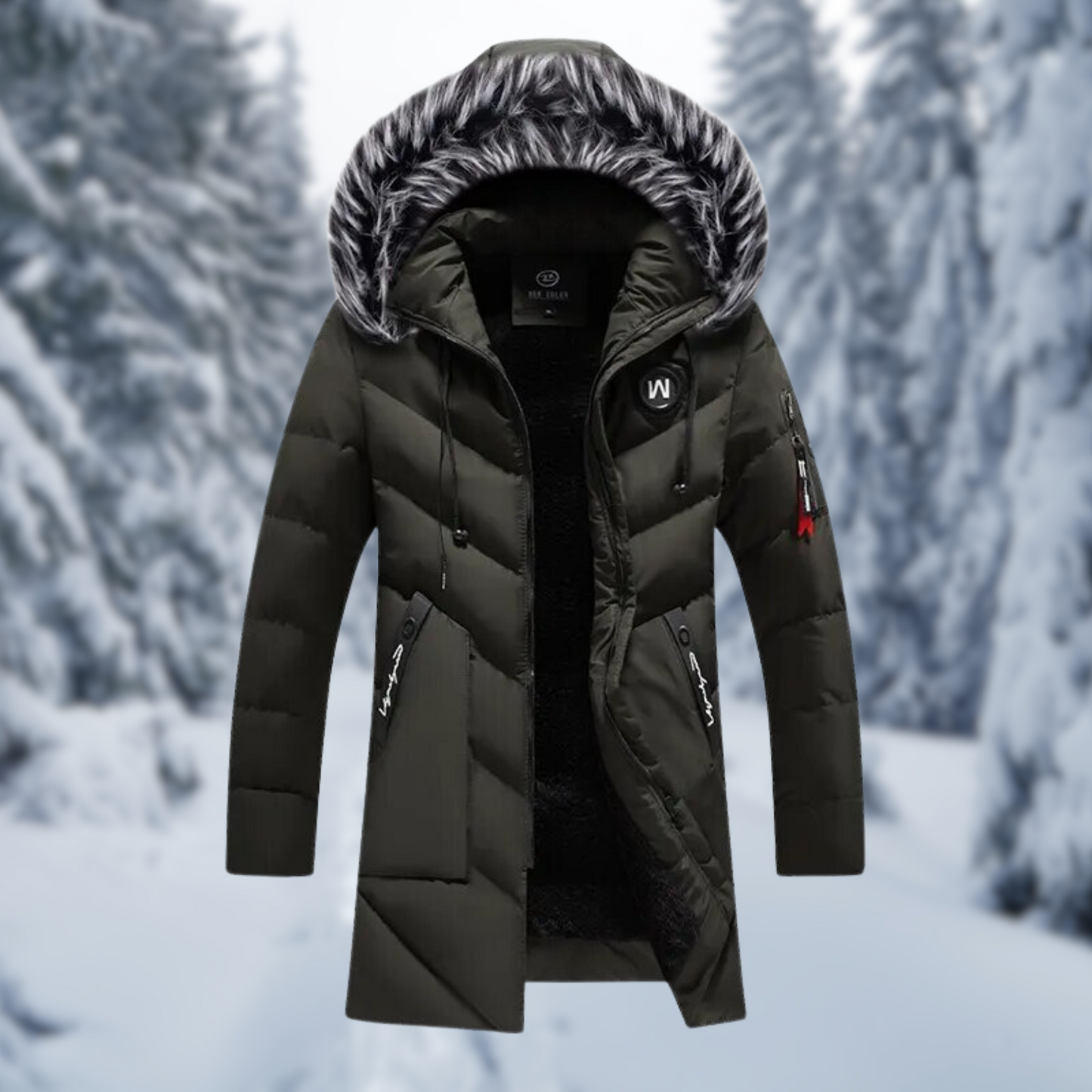 Dam Vinterjacka Vatterad Modern Polyester 3