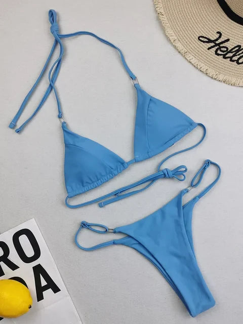 Damunderkläder Set Låg Midja Vadderad Nylon för Snygga Underkläder Dam 8