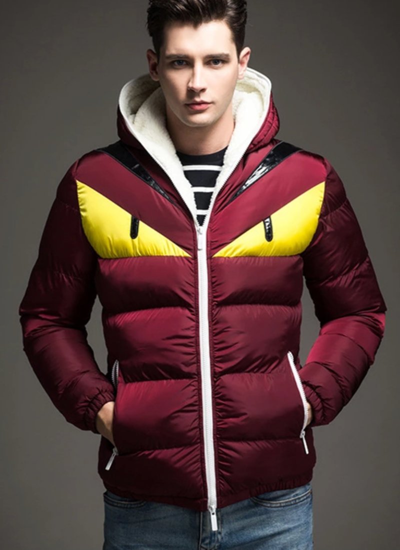 Lång Vinterjacka Dam Quiltad Polyester med Hög Krage och Fickor-5