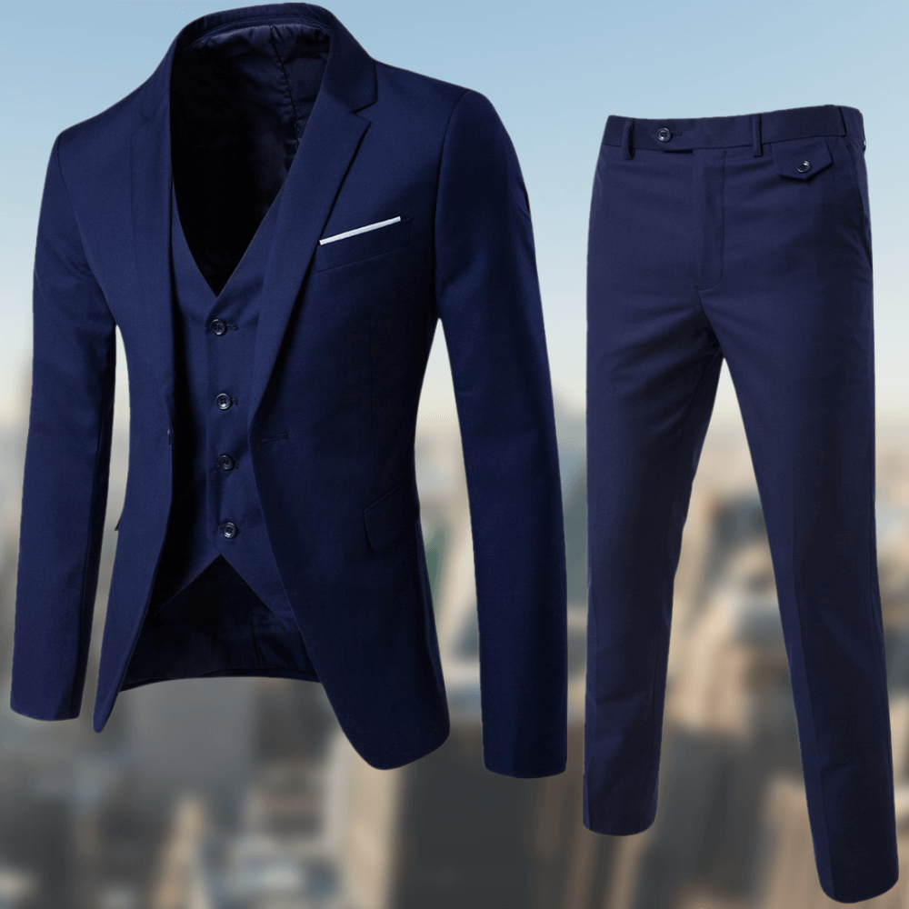 Variant image for Herrar Kostym Elegant Polyester Viskos-33