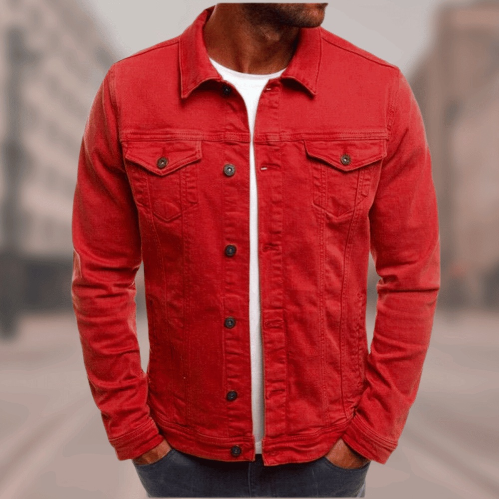 Variant image for Damjacka Denim Modern Design Bekväm Passform-11