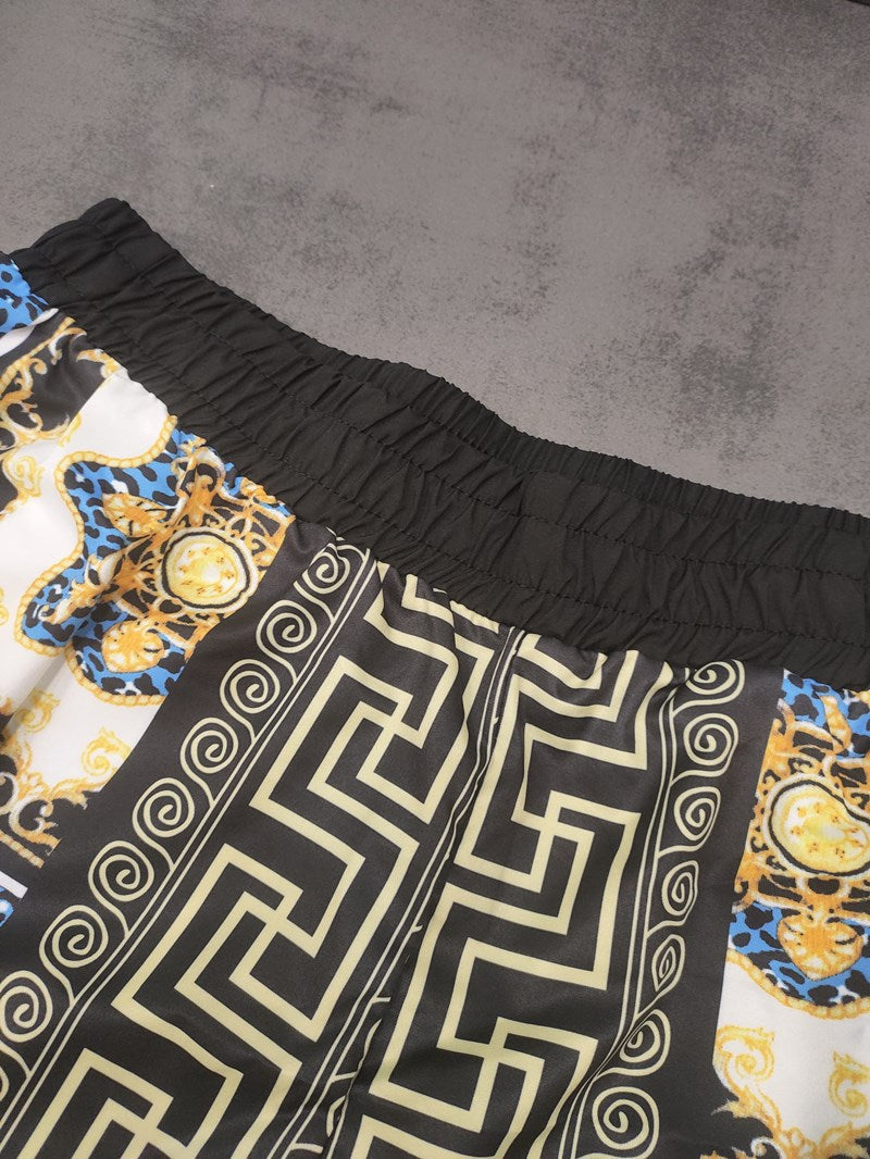 Herrskjorta Barock Vintage Stil Bomull Polyester-6