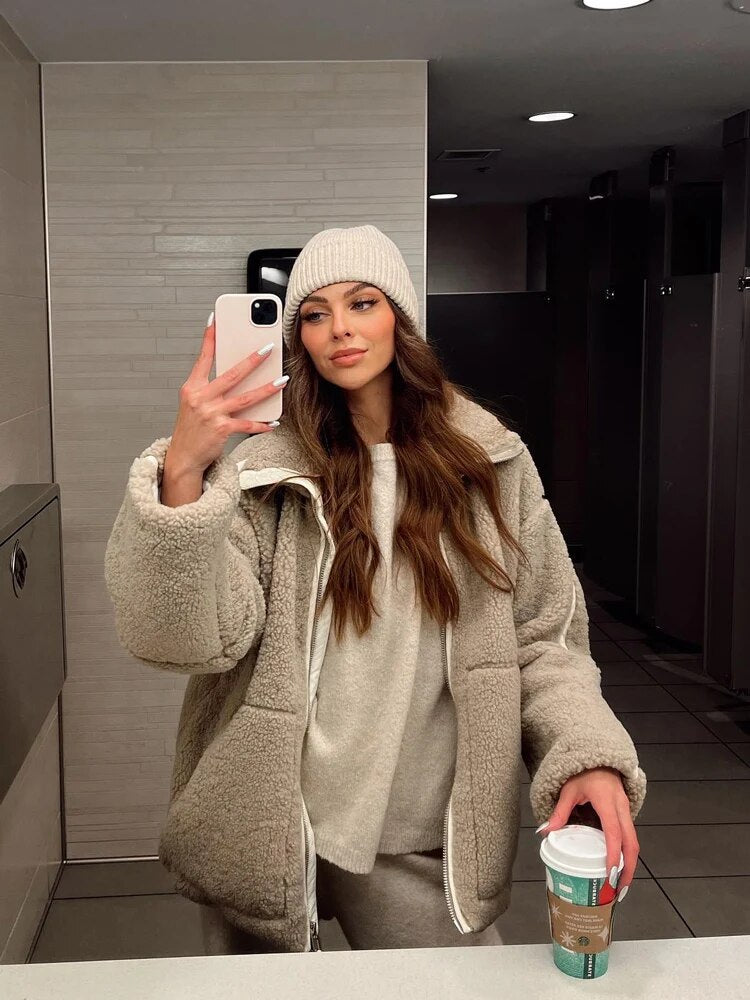 Kvinnors Turtleneck Ullrock Lammull 6