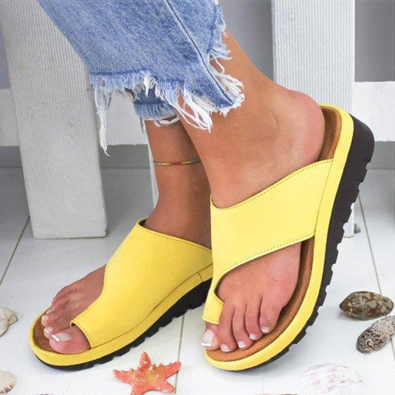 Dam Sandaler Ortopediska Bekväm Nano-Foam Stöd-2